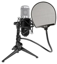Rockville RCM01 Studio Recording Condenser Microphone+Shockmount+Stand+Filter