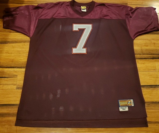 Michael Vick Virginia Tech Jersey Mens Size 3XL Majestic Throwback