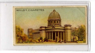 (Ja4493-100) Wills Vice Regal, Royal Mail, General Post Office Calcutta, 1913 #48