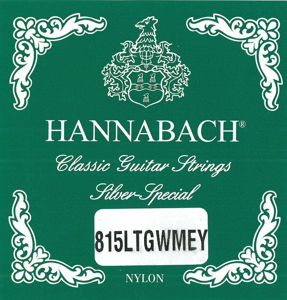 Cordes Hannabach 815 guitare classique basse tension jeu souple