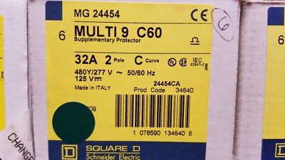 MG24454, Circuit Breaker, Square-D, Multi 9 C60, 32A, 2P