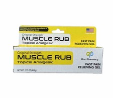 Muscle Rub Fast Pain Reliving Gel Compared To Bengay Vanishing Scent- 1.75 Oz