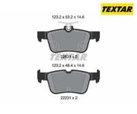 Bremsbelagsatz, Scheibenbremse Q+ Textar 2253105 FüR Ford