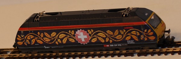 Minitrix 12735 N Elektrolokomotive Serie 460 033-4 Der Sbb NEU-OVP-image