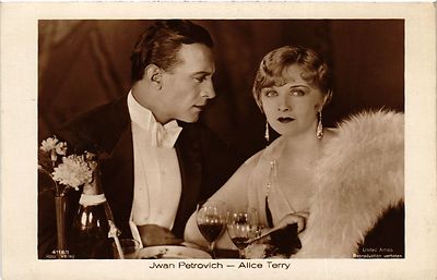 CPA AK JWAN PETROVICH, ALICE TERRY Ross Verlag FILM STAR (466055)