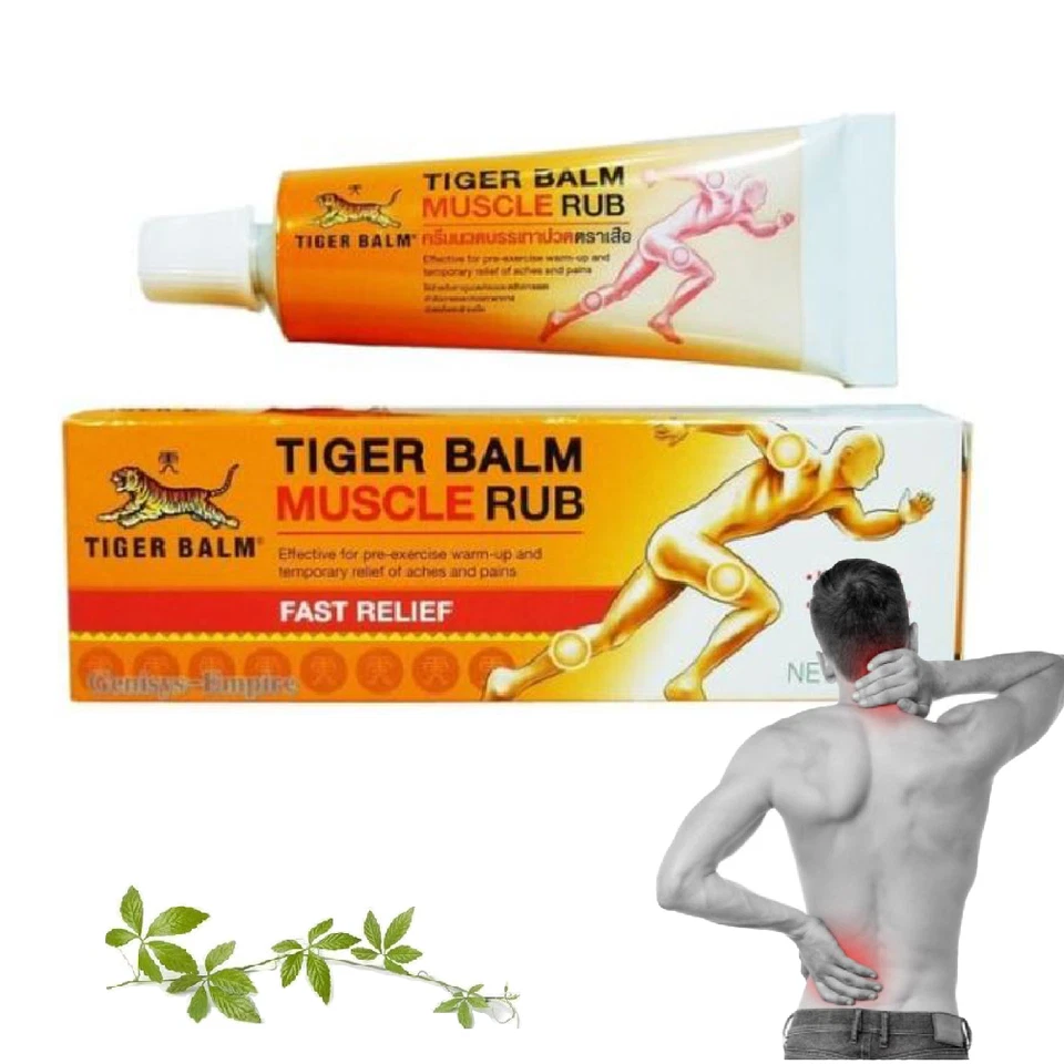 Crema analgésica tópica 30 g de bálsamo de tigre alivio de frotamiento muscular x3 Foto 2 de 4