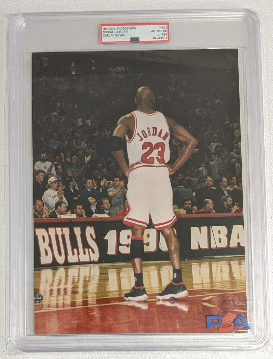 Michael Jordan - PSA Type 1 photo - Hero Pose - 1990s original by