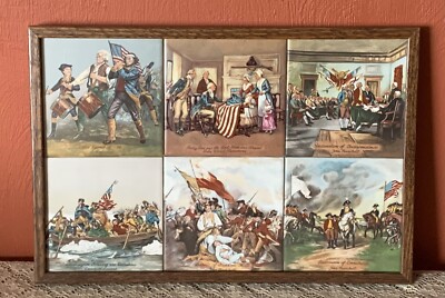 American Historical Ceramic Tile Mural