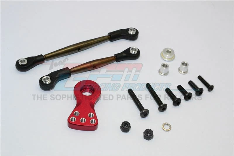 GPM LB160STM STEEL STEERING TIE ROD W/ SERVO HORN For 1/10 TAMIYA LUNCH BOX - Image 3 of 4