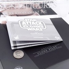 Hot Toys MMS648 Star Wars Attack Clone Pilot 1 6 Figure's Instruction Sheet Only