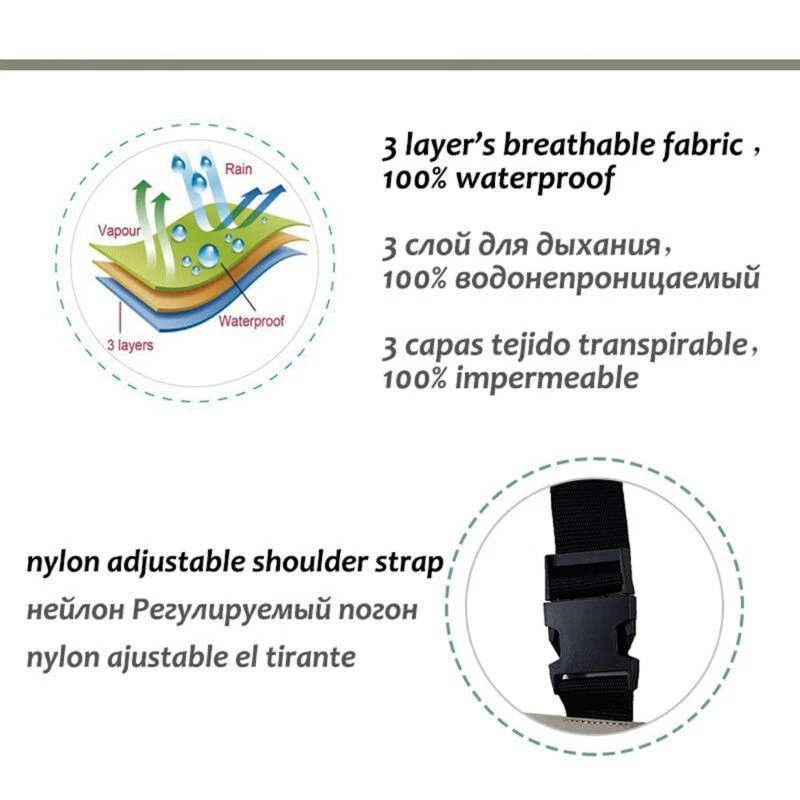 Fly Fishing Waders Pants Breathable Waist Trousers Waterproof Stockingfoot Wader - Image 4 of 4