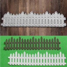 Wooden Fence Frame Metal Cutting Dies Scrapbook Album Paper Embossing DIY Crafts