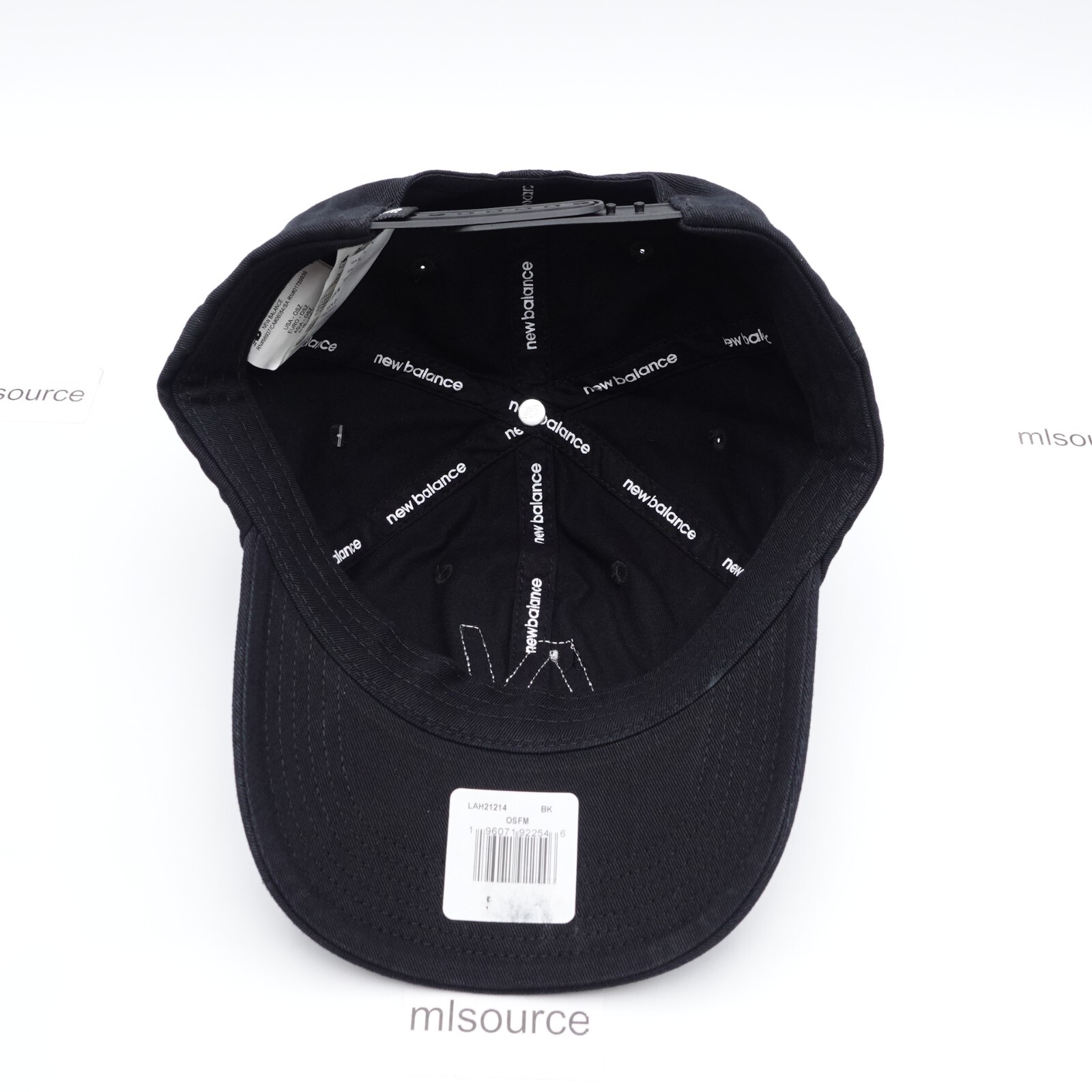 New Balance V990 Block N Curved Brim Snapback Hat Cap LAH21214 Navy