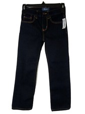 Old Navy Kids Straight Leg Jeans Dark Blue Wash Size 7