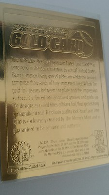 MERRICK LASER LINE GOLD CARD ICHIRO SEATTLE MARINERS & 10 Bonus