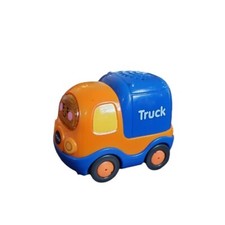 VTECH Smart Wheels Blue/Orange Truck Tested And Works Batteries Not Included GUC