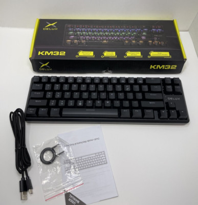 TKL Wired Mechanical RGB LED Lighting Gaming Keyboard