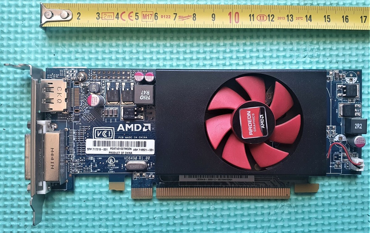 HP AMD Radeon HD 8490 1GB DDR3 DVI DisplayPort Low Profile Video