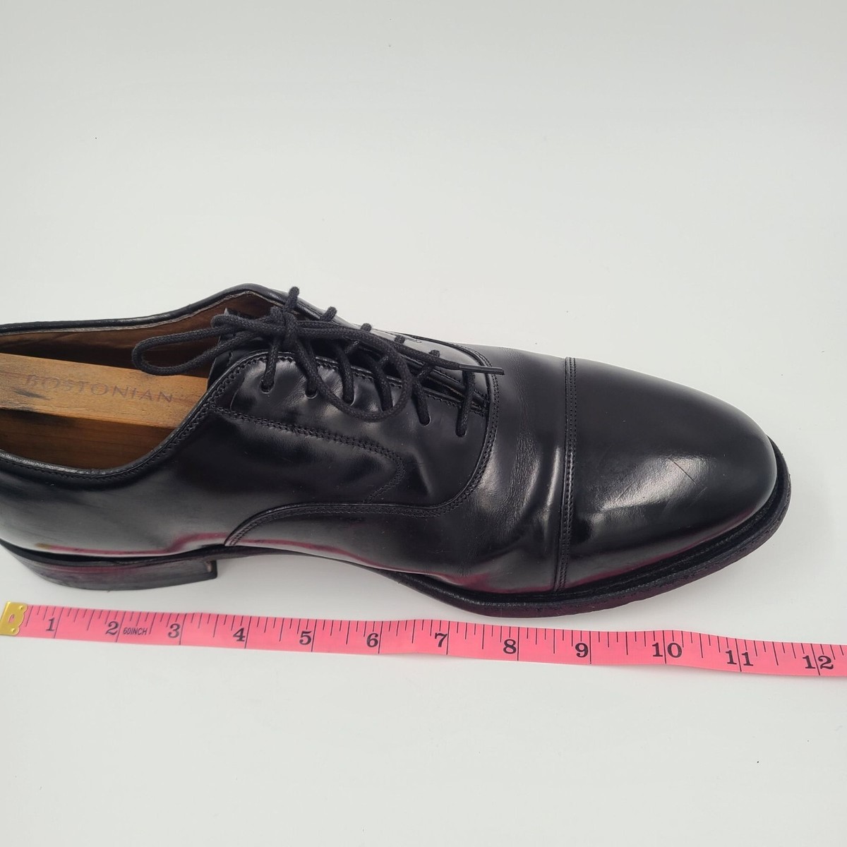 Johnston & Murphy Mens Cap Toe Leather Heritage Black Derby Shoes Size 8.5 M Amazon.com: Johnston and Murphy Men main image 3