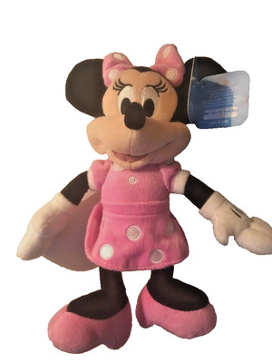 Just Play Minnie Mouse 8'' Pink Dress Bow White Dots 2016 Mickey Roadster Racers