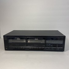 OPTIMUS SCT-87 Dual Cassette Deck- Sendust Heads  Mic Input For Live Recordings
