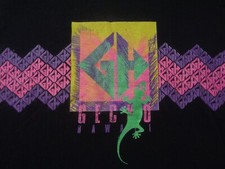 Vintage Gecko Hawaii Shirt Mens XL 90s Surf Single Stitch