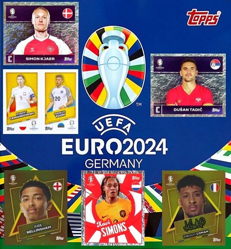 Topps Euro 2024 Germany Stickers - (Group C - Group D) - 2/3 - 第 1/236 張圖片