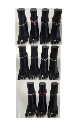 35 ANKLETS set with toe ring wholesale, fashion jewerly msrp 7.99 & above - Picture 4 of 12