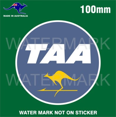 Taa Sticker TAA AIRLINES STICKER TRANS AUSTRALIA AIRLINES STICKERS REPRO | eBay ...