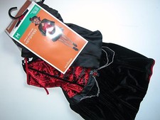 NWT NEW Halloween Costume M 8-10 Adult Vampire Vampires Woman's