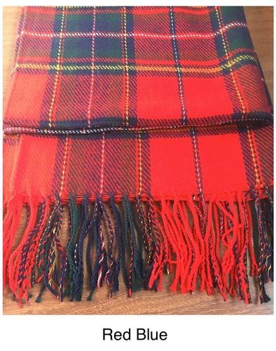 Women's Fashion Long Shawl Big Grid Winter Warm Lattice Large Scarf - Picture 6 of 6