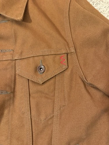 Iron Heart 2526J Modified Type III Duck Canvas Workwear Jacket Men's 38 image 3