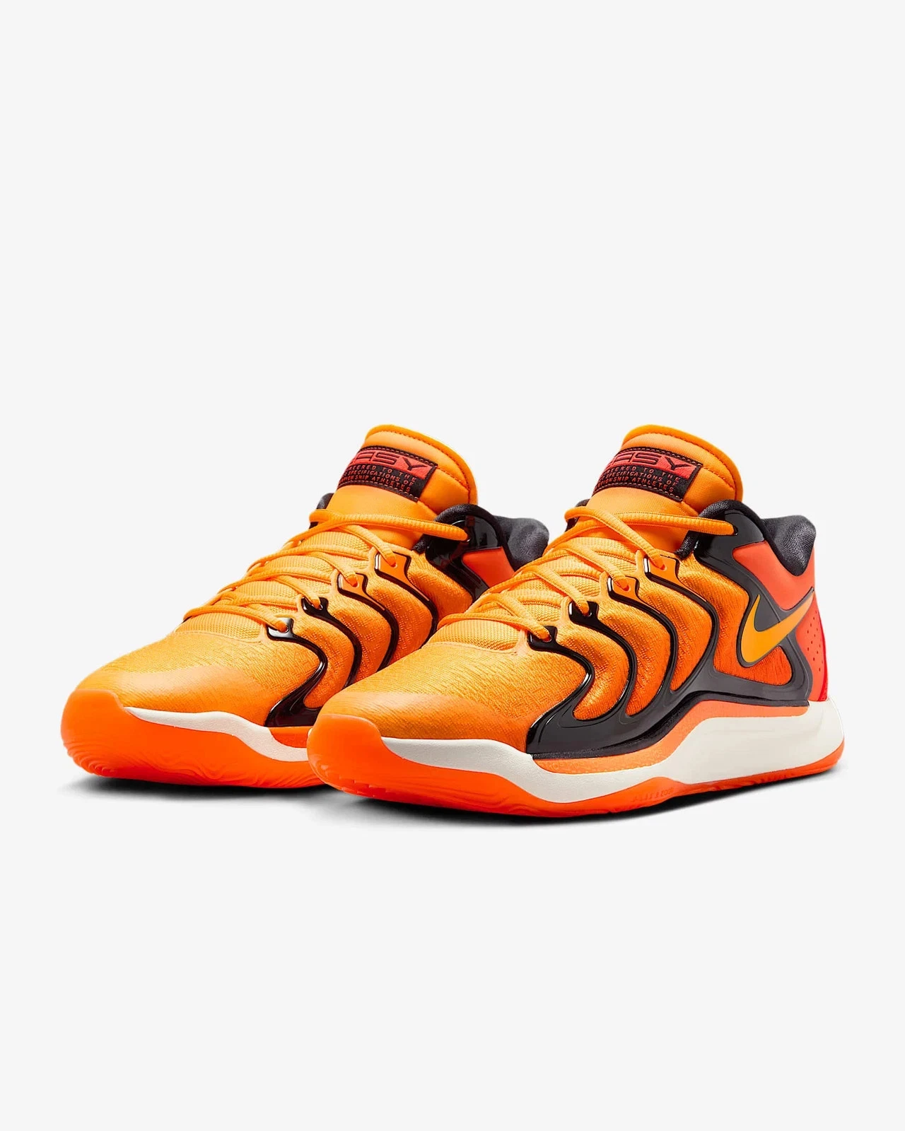 FJ9488-800 Nike KD17 Safety Orange Total Orange Black Sundial Size 10 (Men's)