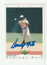 Domingo Mota Signed 1992 Classic Best Card #182 Auto LA Dodgers Autograph COA