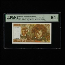 1972-74 France Banque De France 10 Francs Pick#150a PMG 64 EPQ Choice UNC