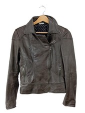 STREET ONE Lederjacke Damen Jacke Gr. DE 36 schwarz Casual-Look