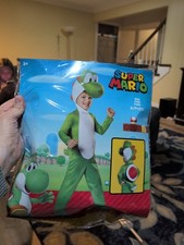 2T Super Mario Yoshi Halloween Kids Costume- Dress Up