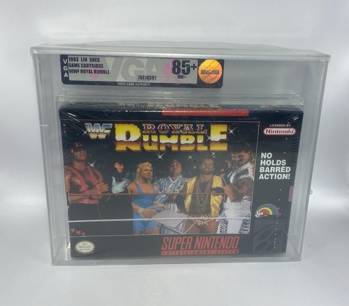 WWF Royal Rumble (Super Nintendo Entertainment System, 1993) SNES VGA 85+ SEALED - Picture 1 of 2