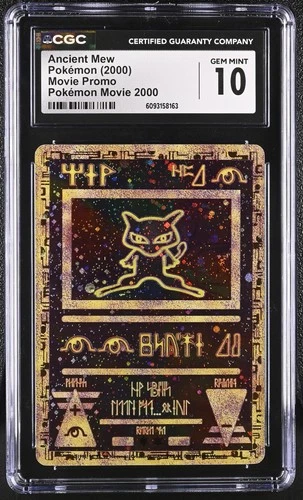 CGC 10 Gem Mint Ancient Mew Pokemon Movie 2000 Pokemon Movie Promo