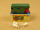 OLD VINTAGE LESNEY MATCHBOX # 17 HORSE BOX ORIGINAL BOX