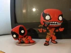 Funko Pop Vinyl Marvel Deadpool Venom bobblehead figures loose, read description