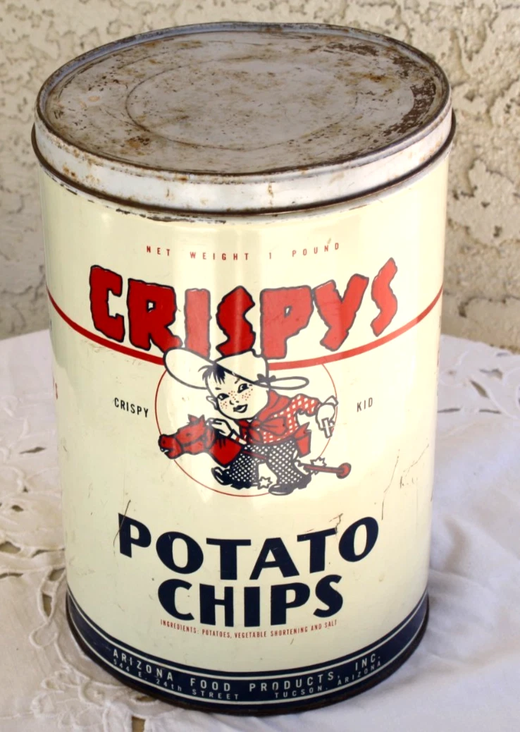 Potato Chip Tin for sale | eBay