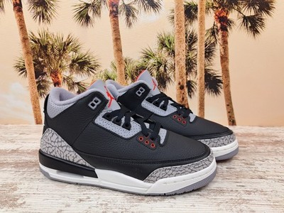 Jordan Air Jordan 3 Retro GS Black Fire Red Cement Grey DM0967 010