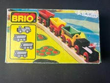 BRIO - Vintage 1983 - 3310 31405/31- Train With Tipping Trucks
