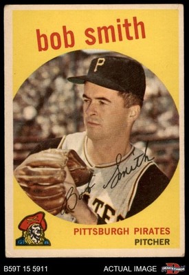 1959 Topps #83 Bobby Smith Pirates 3 - VG