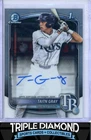 2025 Bowman Draft Chrome 1st Taitn Gray Prospect Autograph Auto TB Rays W219