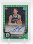 EGOR DEMIN 2025-26 BOWMAN CHROME GREEN GEOMETRIC ROOKIE AUTO /99 NETS Q2215