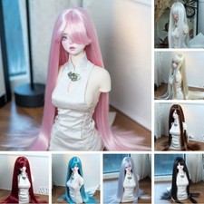 1/3 1/4 1/6 size BJD Doll Wig Long straight hair ES0614