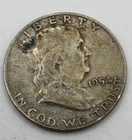 1954 D Franklin Half Dollar