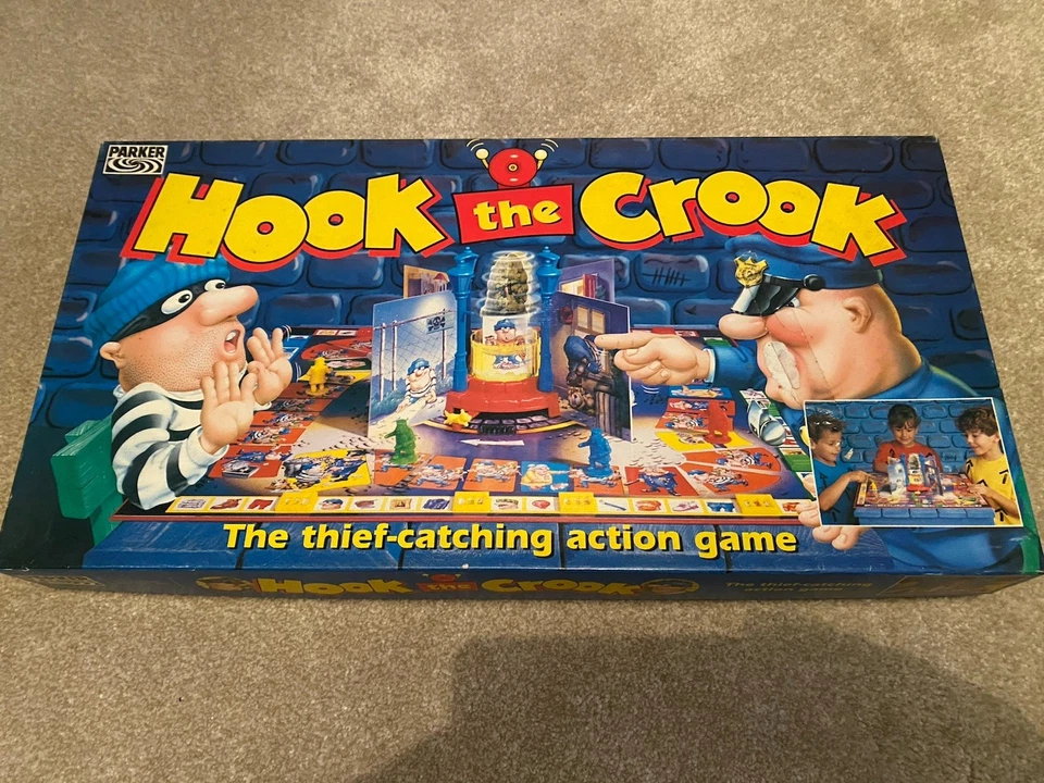 Hook the Crook, Board Game, Parker (1994) 100% Checked & Complete - Image 2 of 4